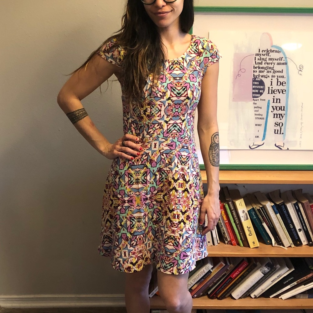 Xhilaration Fit and Flare Dress - Size Medium